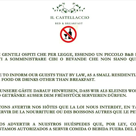 Il Castellaccio - Bed & Breakfast 3*