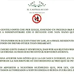 Il Castellaccio - Couette-café 3*